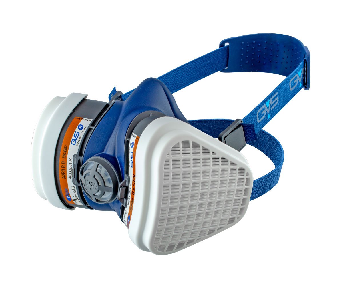 GVS Elipse A2P3 Respirator Mask with Replaceable Filters S/M M/L Options