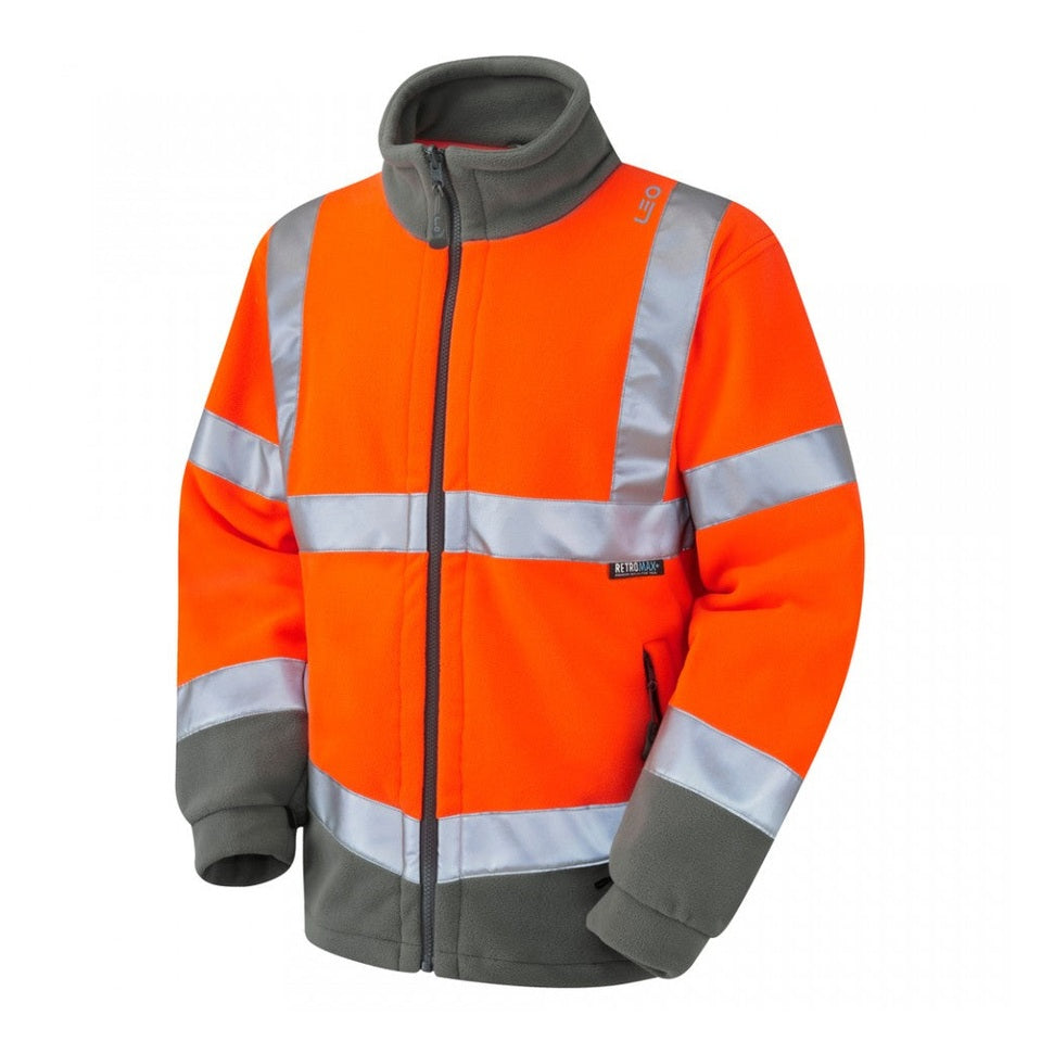 Leo Workwear Clovelly Hartland 3-in-1 Anorak Fleece Jacket Waterproof Class 3