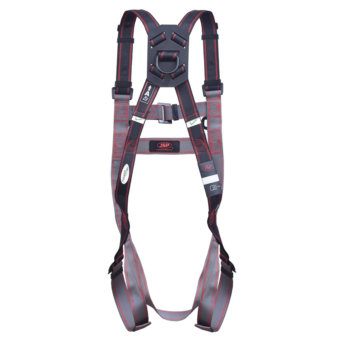 JSP Pioneer 2-Point Harness Adjustable Fall Protection EN 361:2002 140kg