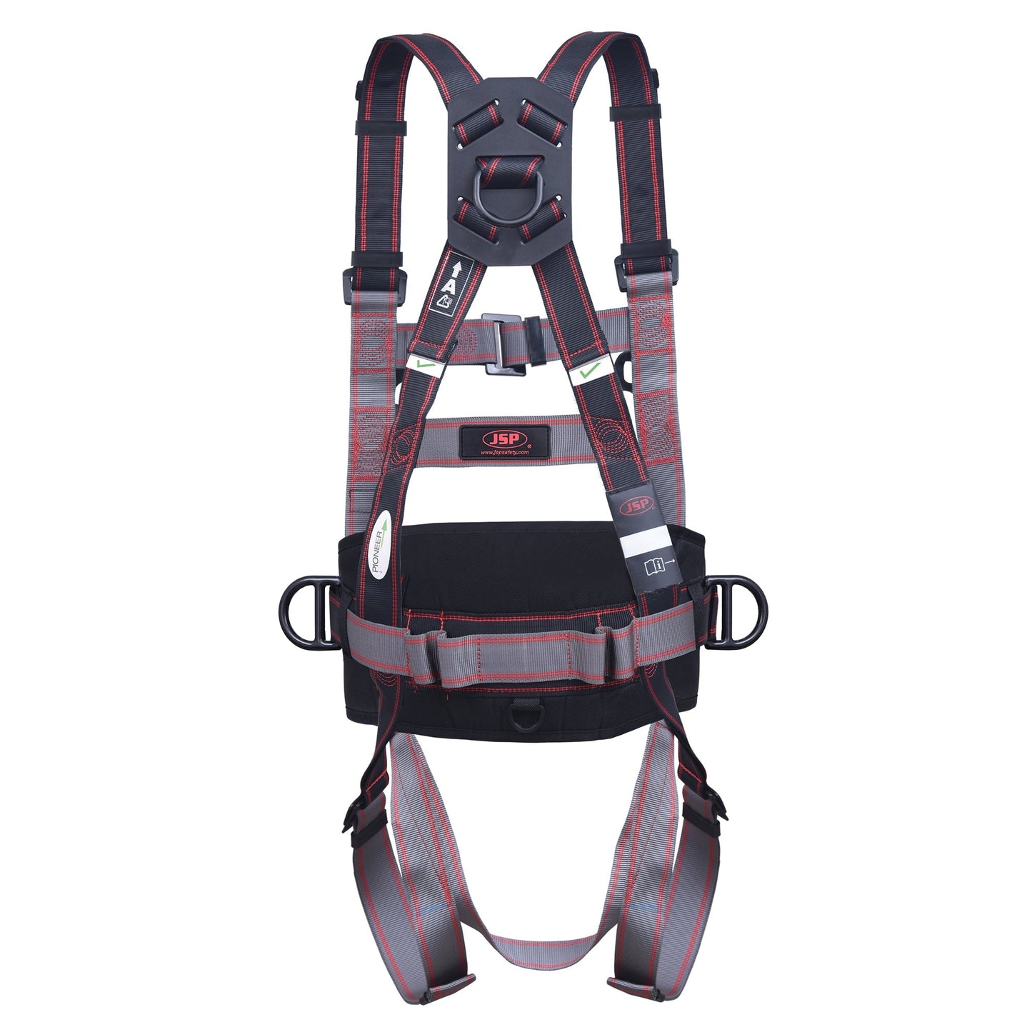 JSP Pioneer 3-Point Harness with Padded Belt, Adjustable Straps, EN 361/358