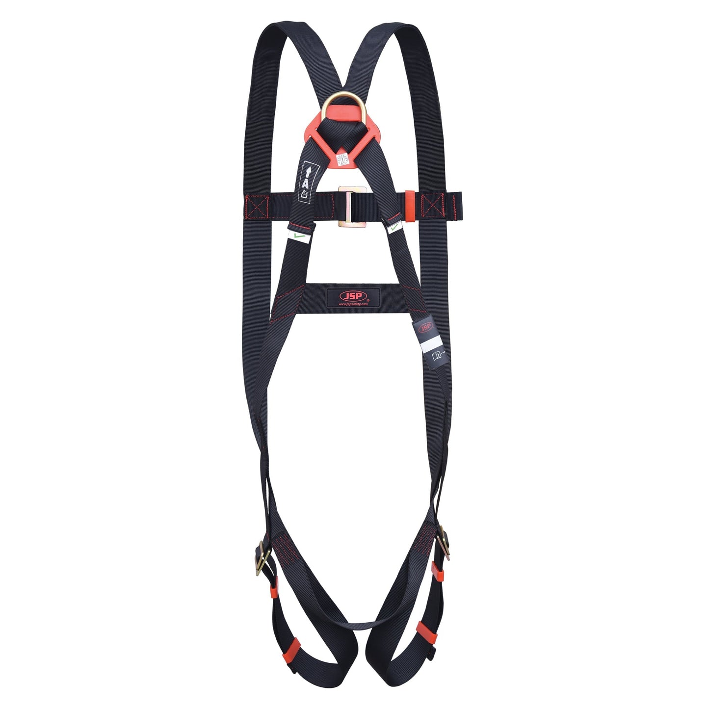 JSP Spartan 1-Point Safety Harness Adjustable Straps Fall Indicator EN 361