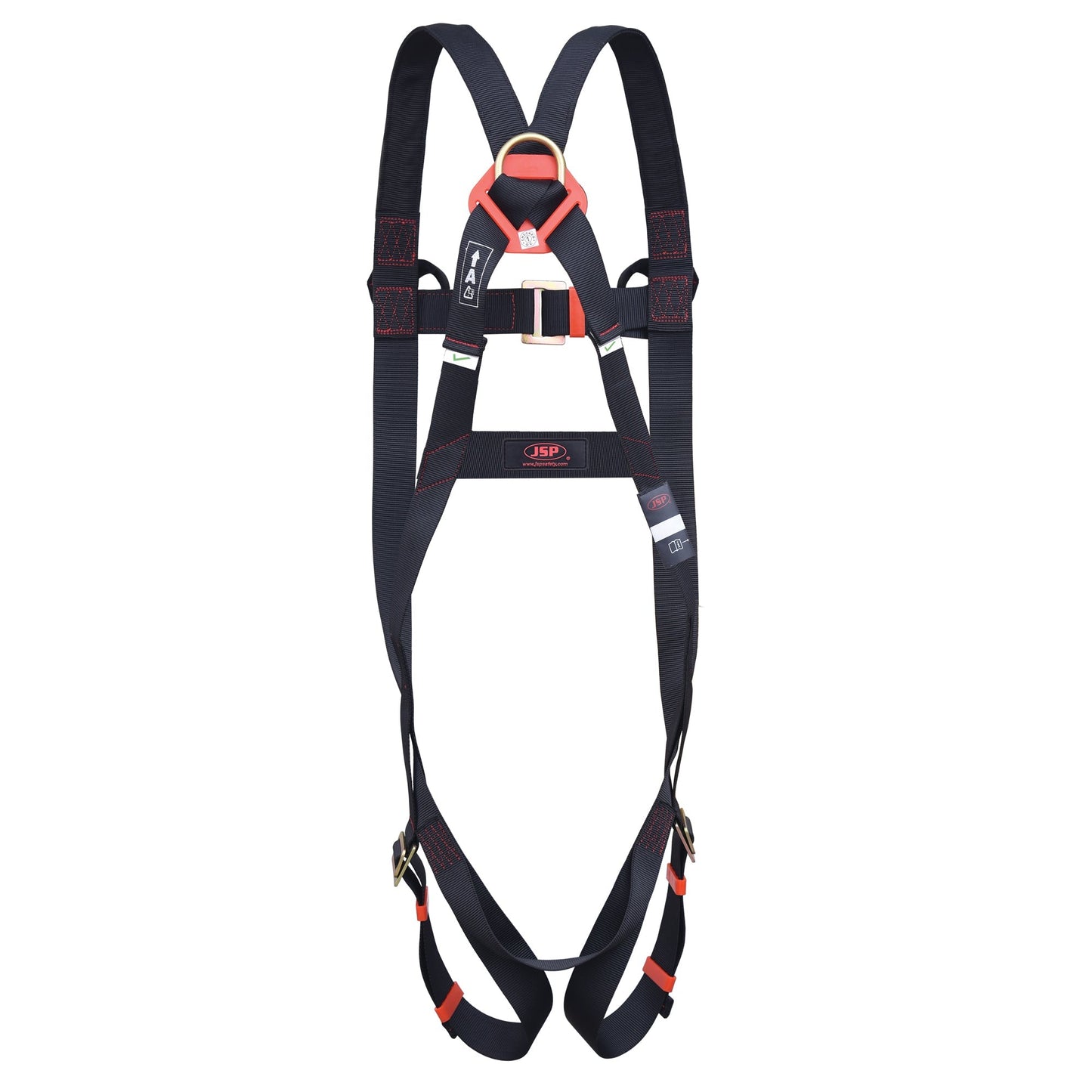 JSP Spartan 2-Point Safety Harness Adjustable Chest Leg Straps EN 361:2002