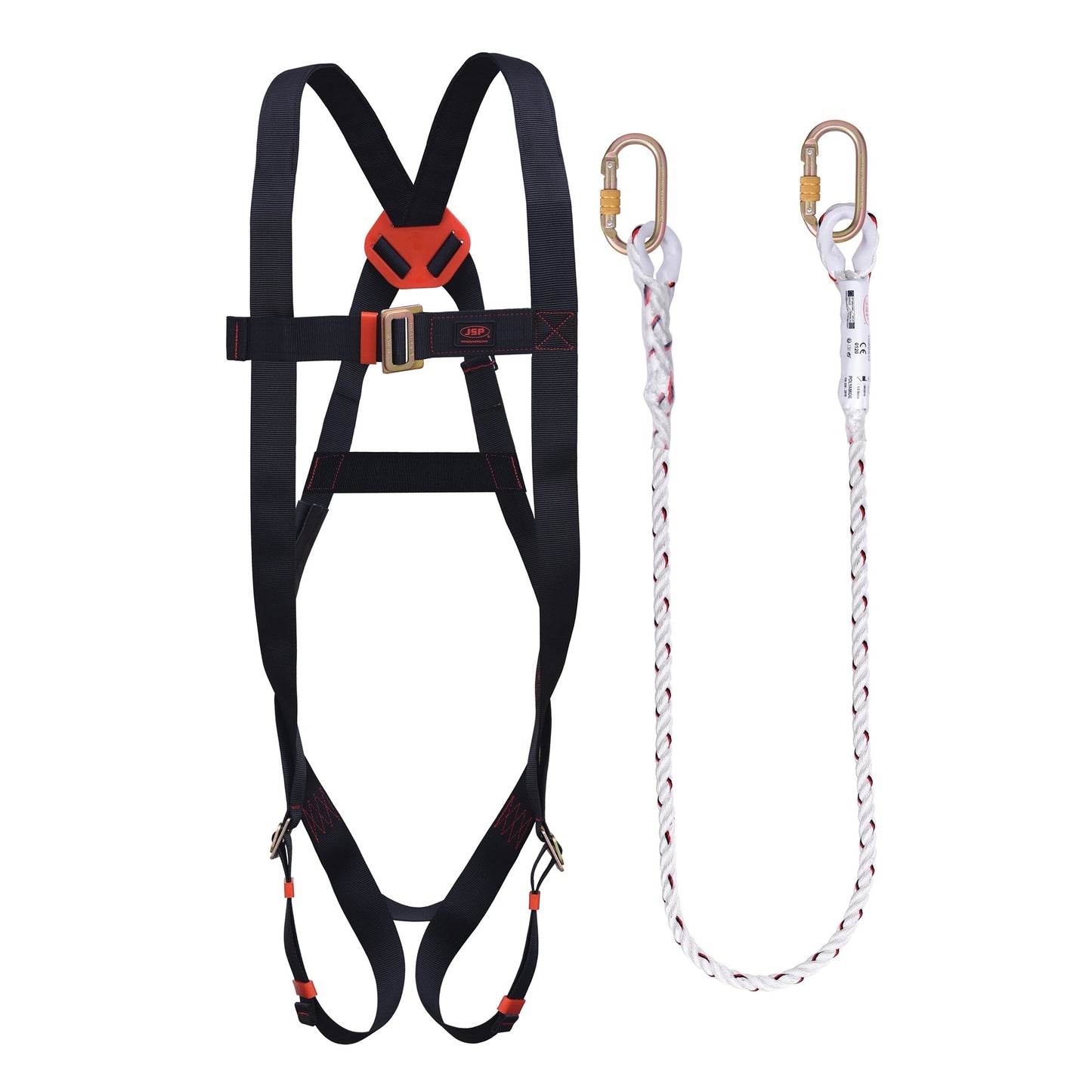 JSP Spartan Restraint Kit 1-Point Harness 1.8m Lanyard with Drawstring Bag