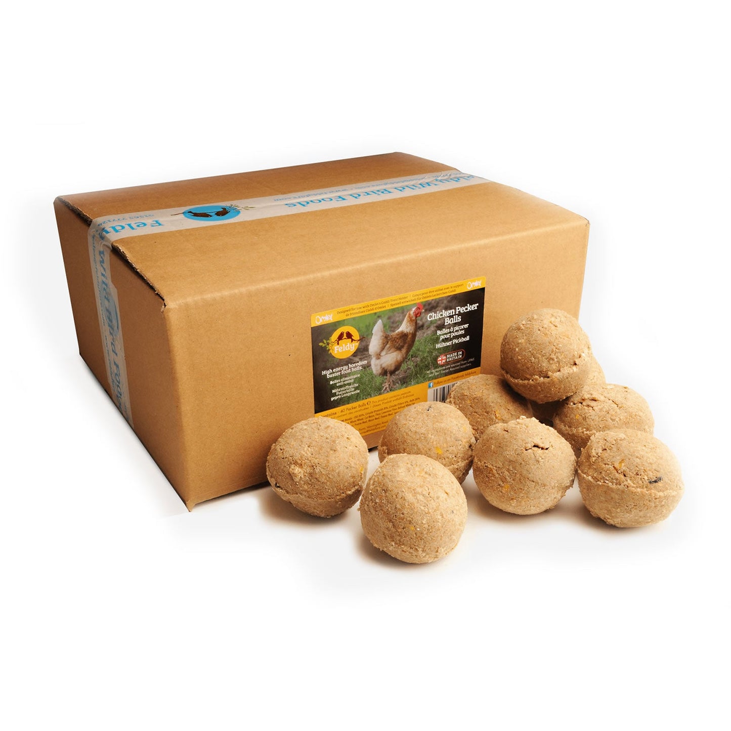 Feldy Chicken Pecker Balls Original #size_40-box