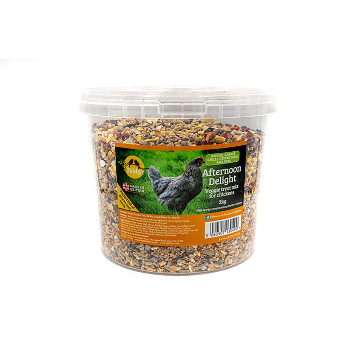 Feldy Afternoon Delight Veggie Seed and Grain Mix for Treats