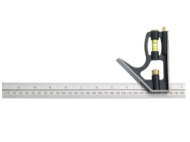 Fisher FB22ME 300mm Combination Square with Scriber and Spirit Level