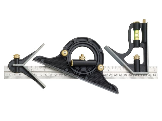 Fisher FB285ME 300mm Combination Set with Scriber Protractor and Centre Head