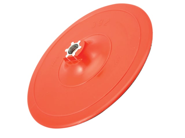 Flexipads Super Flex Pad 180mm GRIP M14 Metal Threaded Backing Pad UK Made