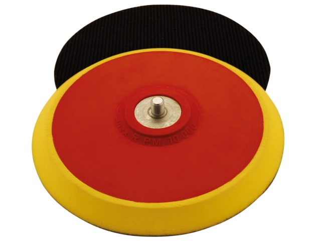 Flexipads 150mm Dual Action Sander Pad GRIP 5/16 UNF Medium Density UK Made