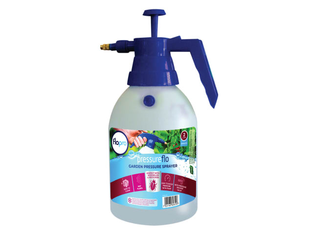 Flopro 2 Litre Pressure Sprayer with Adjustable Brass Nozzle - Indoor/Outdoor