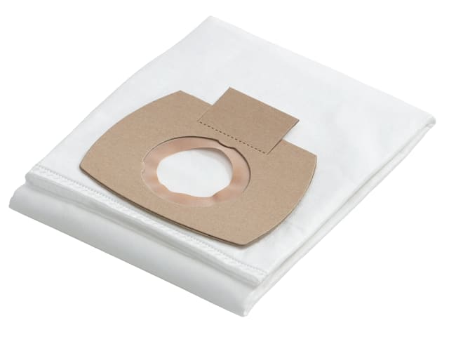 Flex Power Tools Fleece Filter Bags Pack of 5 for VC 21 26 VCE Vacuum Cleaners