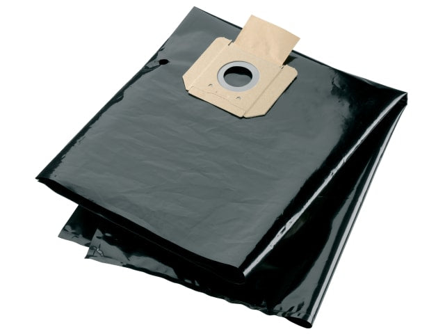 Flex Power Tools Disposal Sacks Pack of 10 Resealable Bags for VCE35L Vacuum