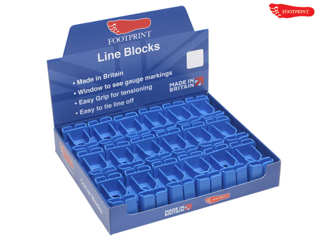 Footprint Line/Corner Block Counter Display 36 Pieces for Bricklayers