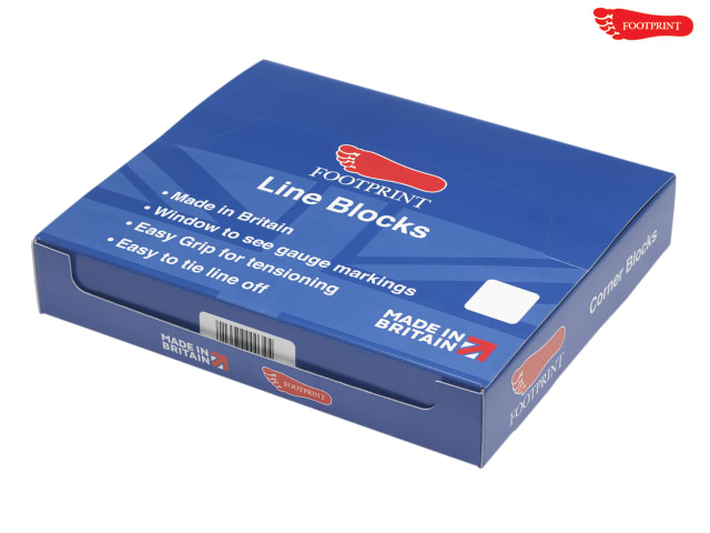 Footprint Line/Corner Block Counter Display 36 Pieces for Bricklayers
