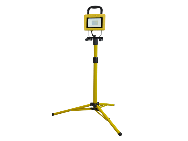 Faithfull Power Plus 20W LED Tripod Site Light 110V Adjustable IP54
