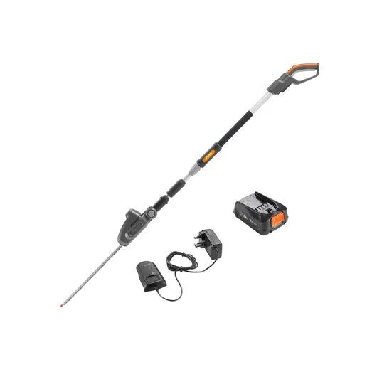 Flymo 18V UltraCut Reach 420 Cordless Hedge Trimmer with Telescopic Handle