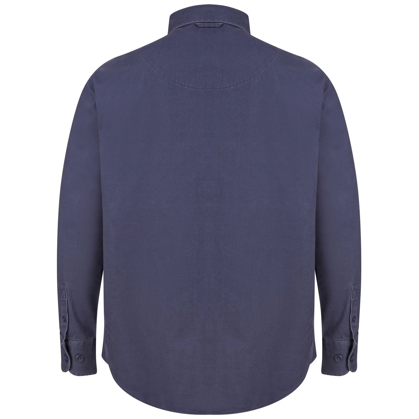 Front Row Pullover Drill Shirt Heavy Wash Cotton Tag-Free Adjustable Cuffs
