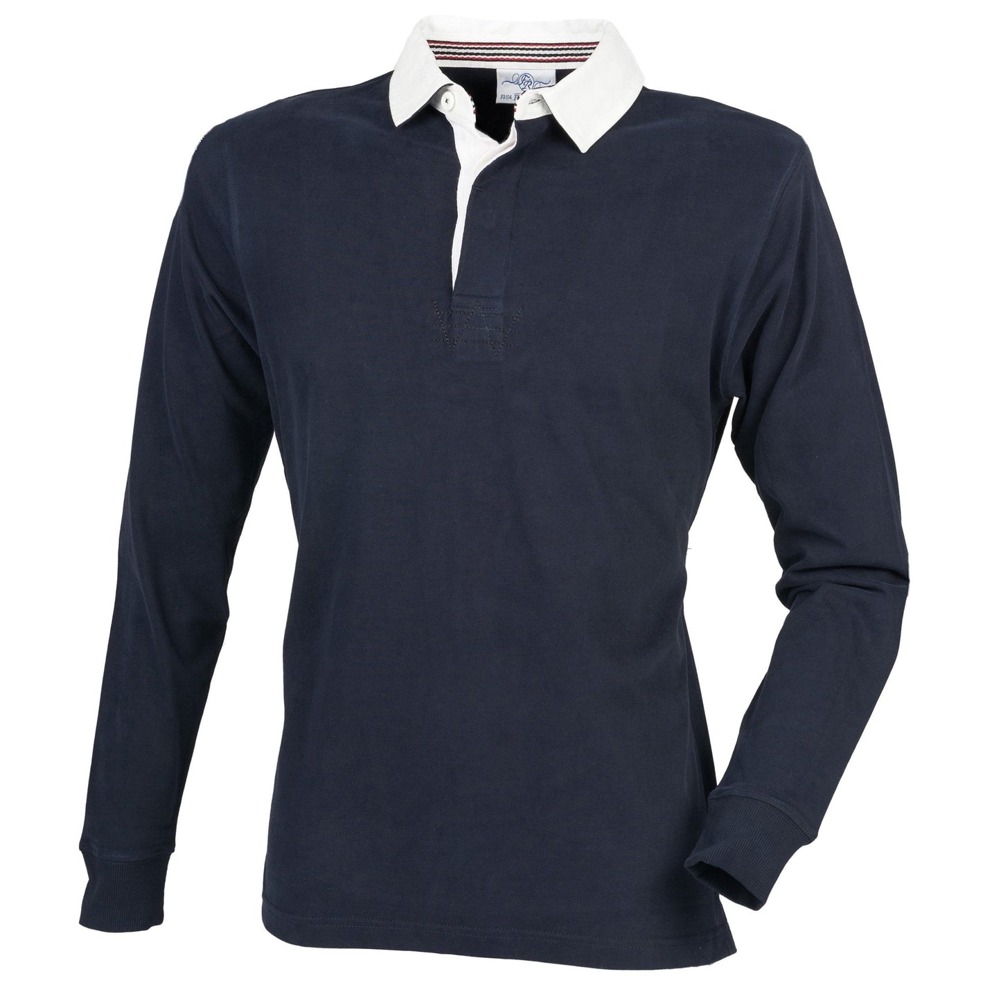 Front Row Premium Superfit Rugby Shirt Slim Fit Soft Cotton Woven Collar