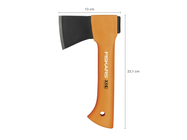 Fiskars XXS X5 Chopping Axe Lt.weight Durable FiberComp Handle 25 Year Warranty