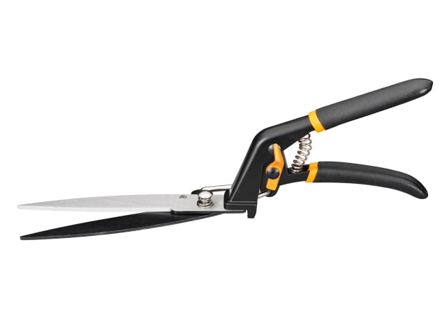 Fiskars Solid Grass Shears with Non-Slip Handles for Lawn Edges and Hedges