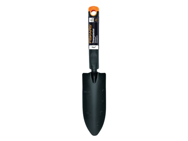 Fiskars Ergo Transplanter Lightweight Steel Garden Tool with Ergonomic Handle