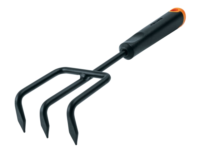 Fiskars Ergo Cultivator Lightweight Steel Tool with Ergonomic Handle - Gardening