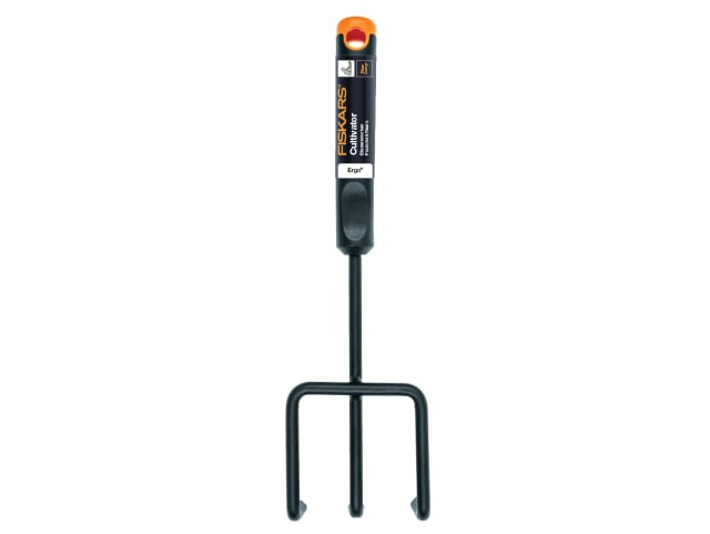 Fiskars Ergo Cultivator Lightweight Steel Tool with Ergonomic Handle - Gardening