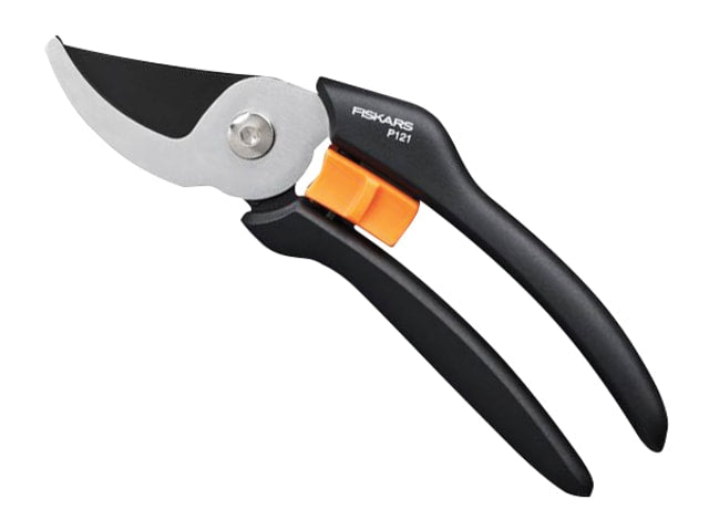 Fiskars P121 Solid Bypass Pruner Lightweight with SoftGrip Handle 18mm Capacity