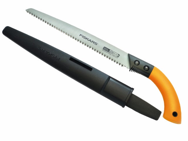 Fiskars SW84 Fixed Blade Saw 330mm Ergonomic Handle Fast Accurate Cutting