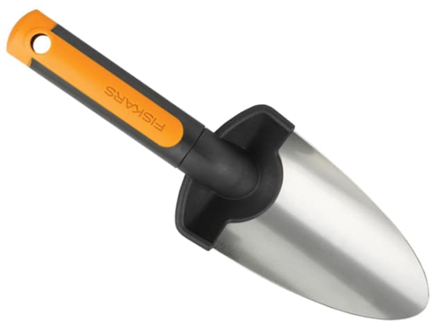 Fiskars Premium Planters Trowel Stainless Steel Blade Lightweight Durable Tool