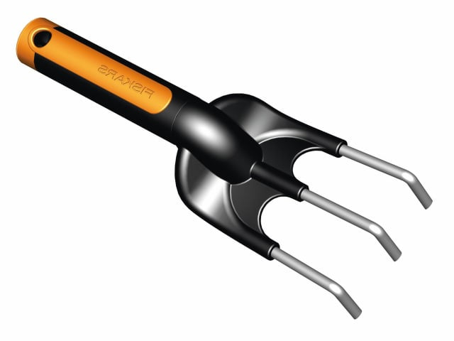 Fiskars Premium Planters Cultivator Stainless Steel Tines Lightweight Tool