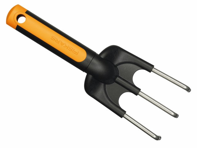 Fiskars Premium Planters Cultivator Stainless Steel Tines Lightweight Tool