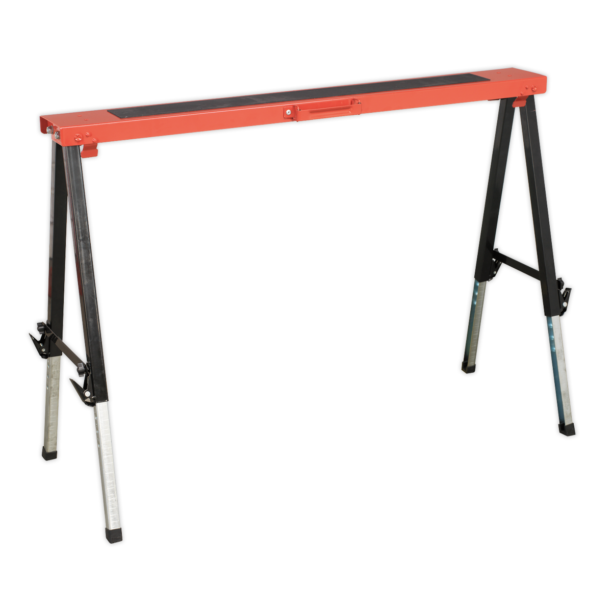 Sealey Fold Down Trestle Adjustable Legs 150kg Capacity Collapsible Steel