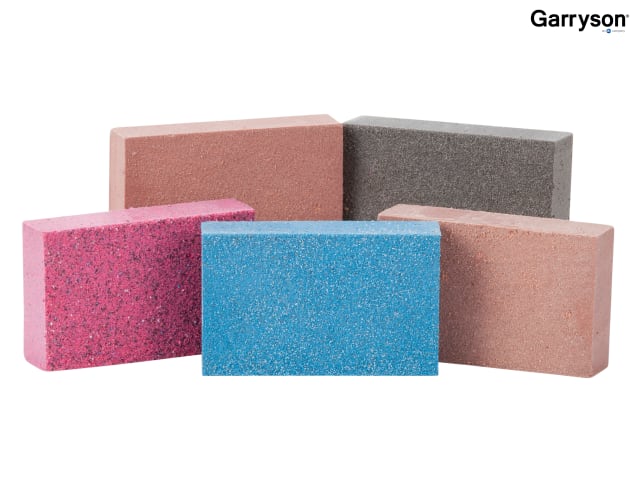 Garryson Garryflex Abrasive Block Coarse 60 Grit Blue Ideal for Metal Polishing