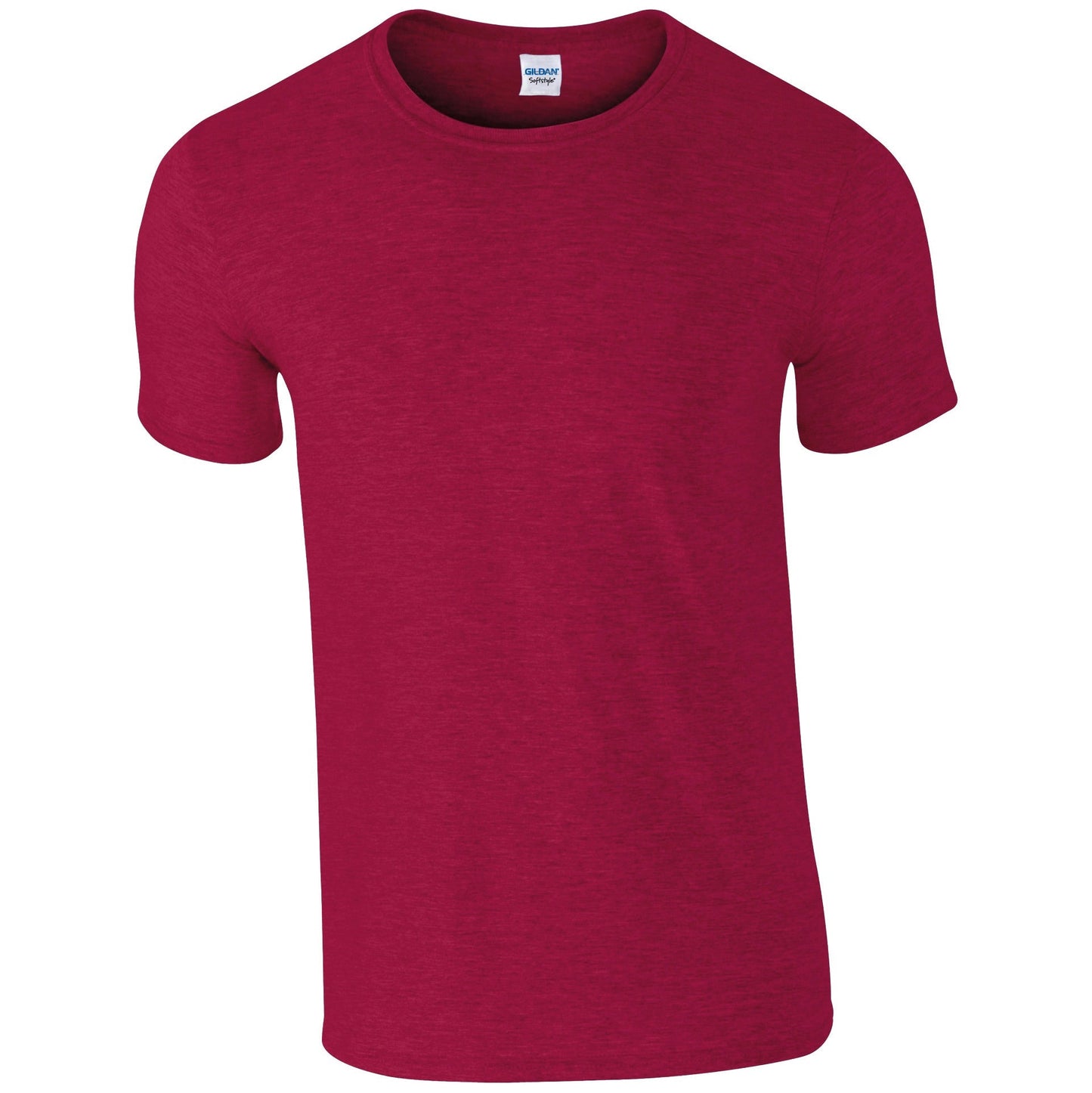 Gildan Softstyle Adult Ringspun T-Shirt Antique Cherry Red Euro Fit 100% Cotton