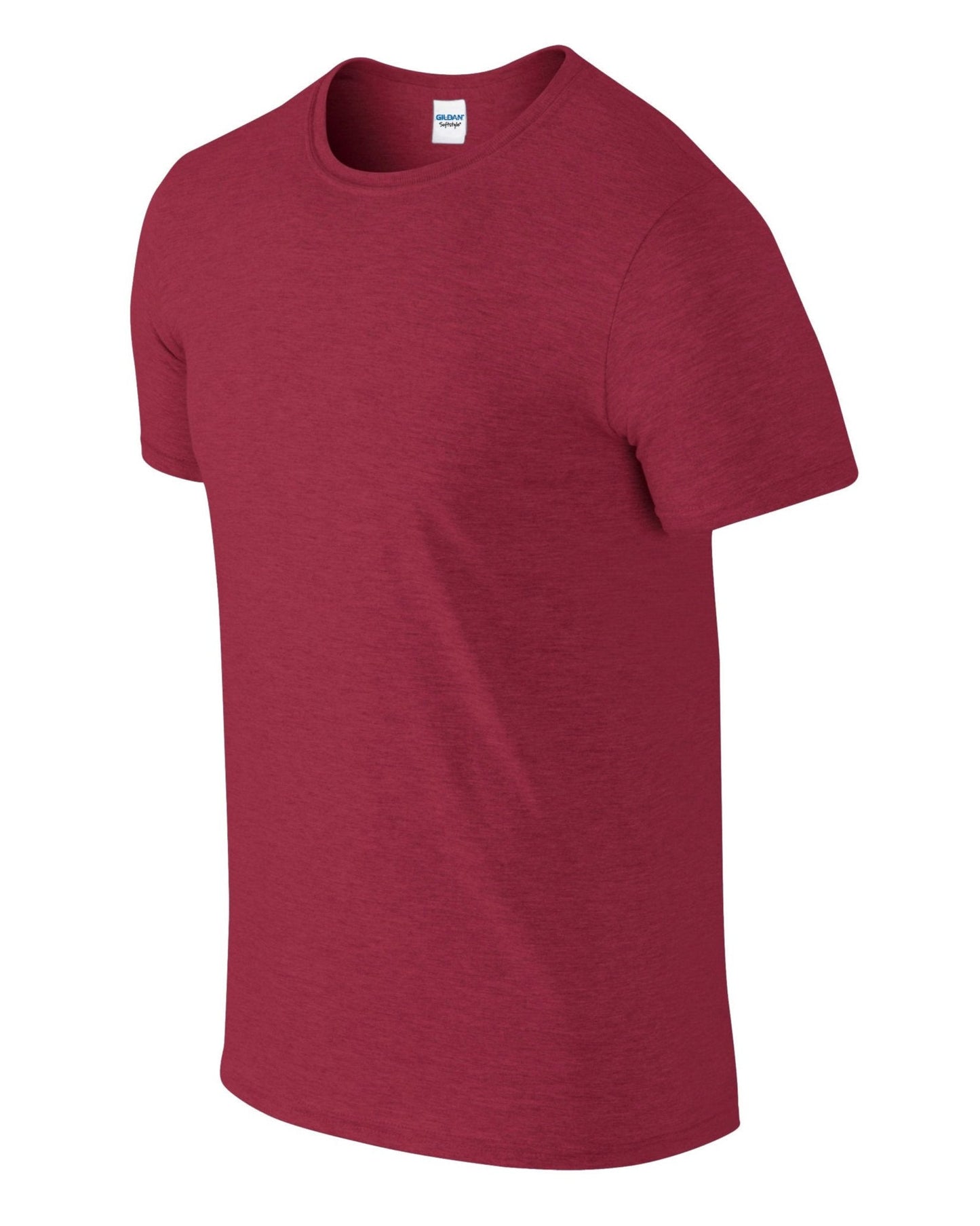 Gildan Softstyle Adult Ringspun T-Shirt Antique Cherry Red Euro Fit 100% Cotton
