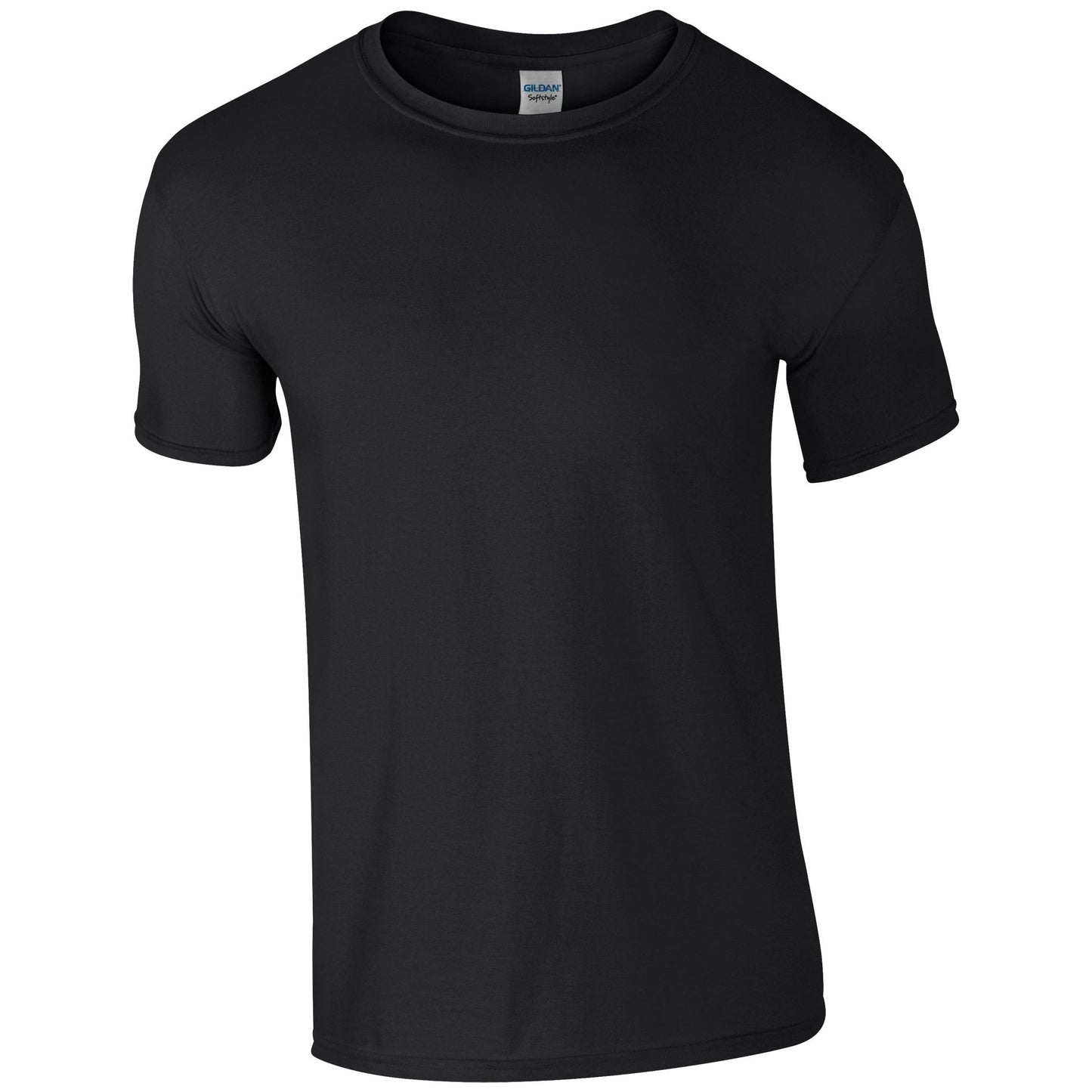 Gildan Softstyle Adult Ringspun T-Shirt Black Lightweight Euro Fit 100% Cotton