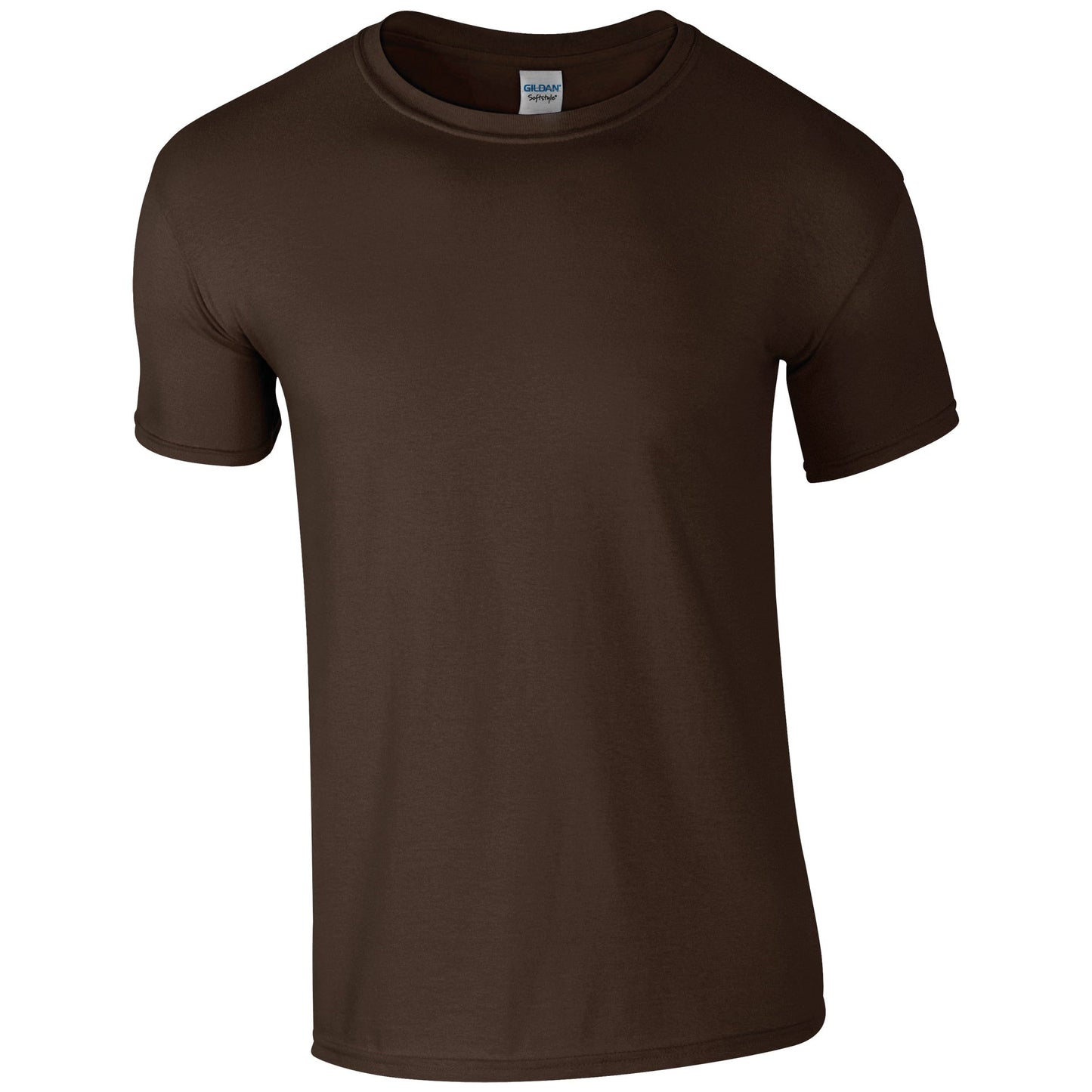 Gildan Softstyle Adult Ringspun T-Shirt Dark Chocolate Lightweight Euro Fit