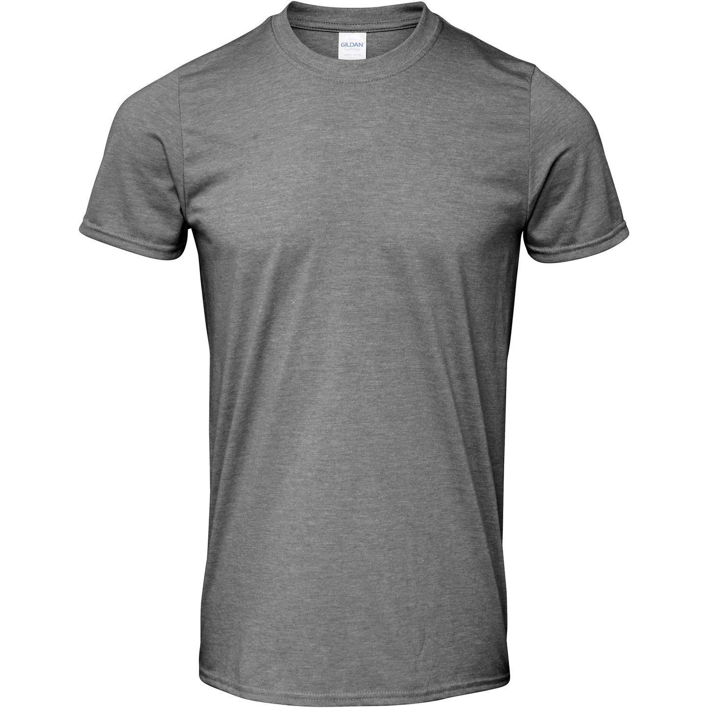 Gildan Softstyle Adult Ringspun T-Shirt Graphite Heather Euro Fit Lightweight
