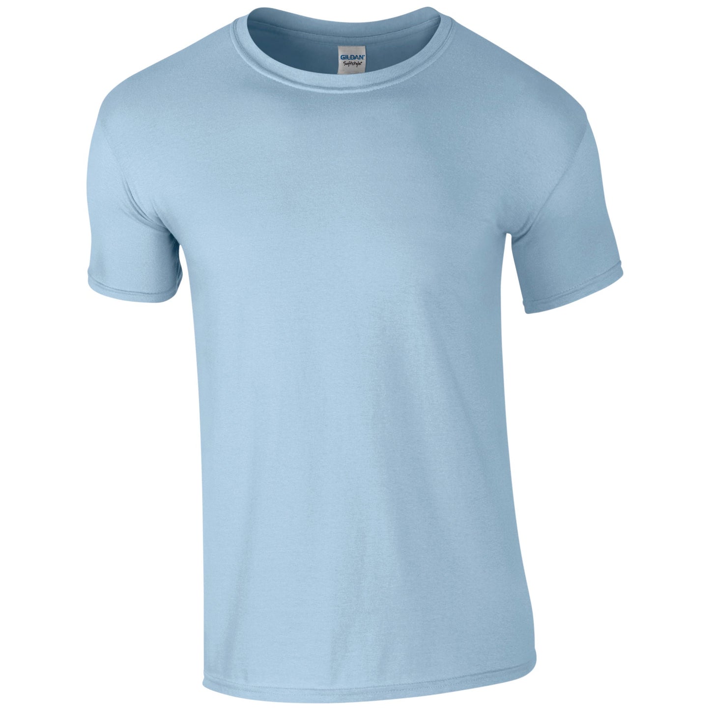 Gildan Softstyle Adult Ringspun T-Shirt Light Blue Euro Fit 100% Cotton