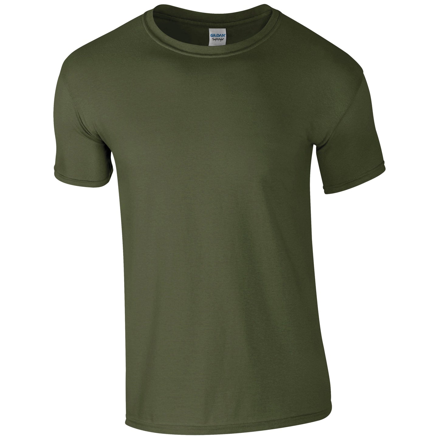 Gildan Softstyle Adult Ringspun T-Shirt Military Green Lightweight Fitted Tee