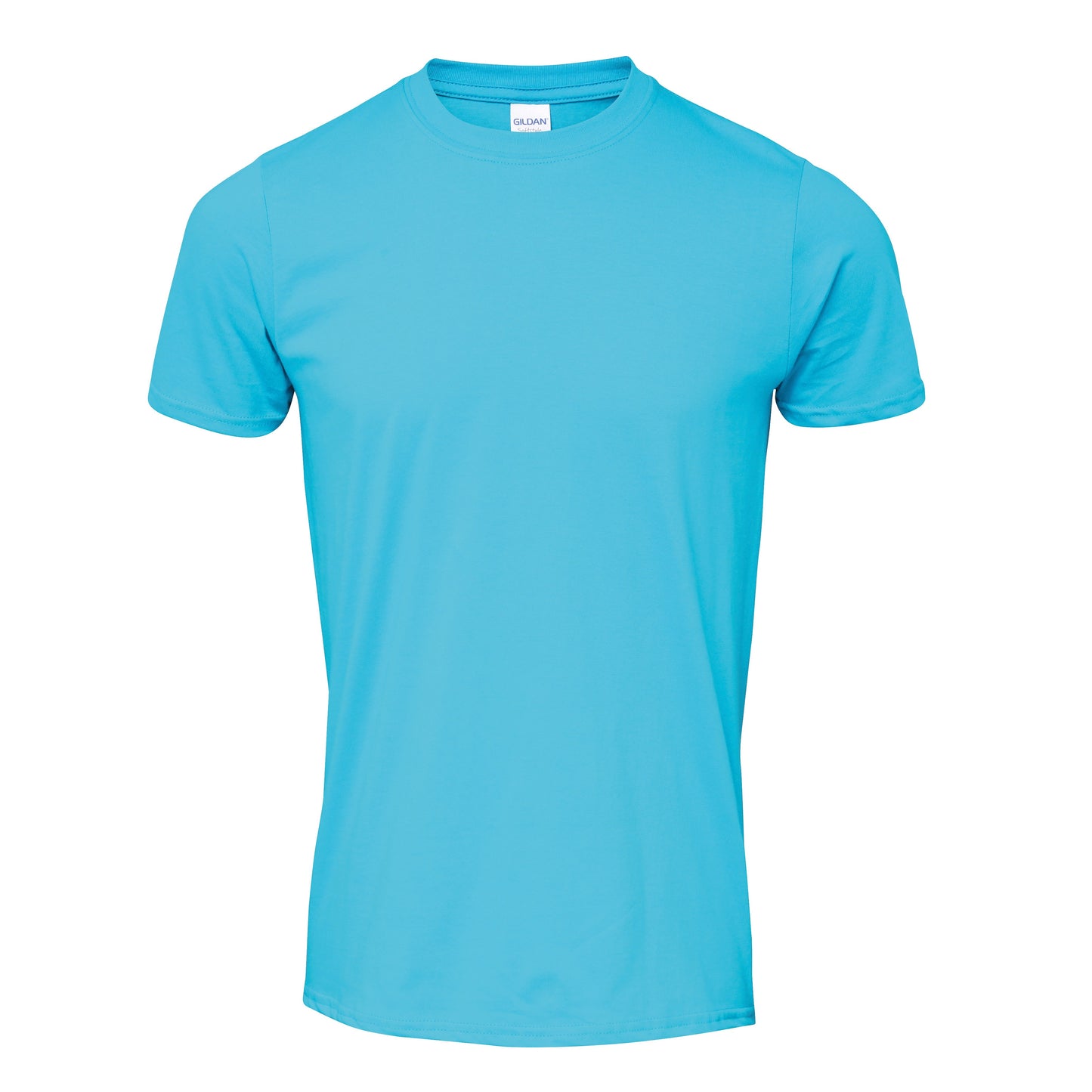 Gildan Softstyle Adult Ringspun T-Shirt Tropical Blue Lightweight Euro Fit