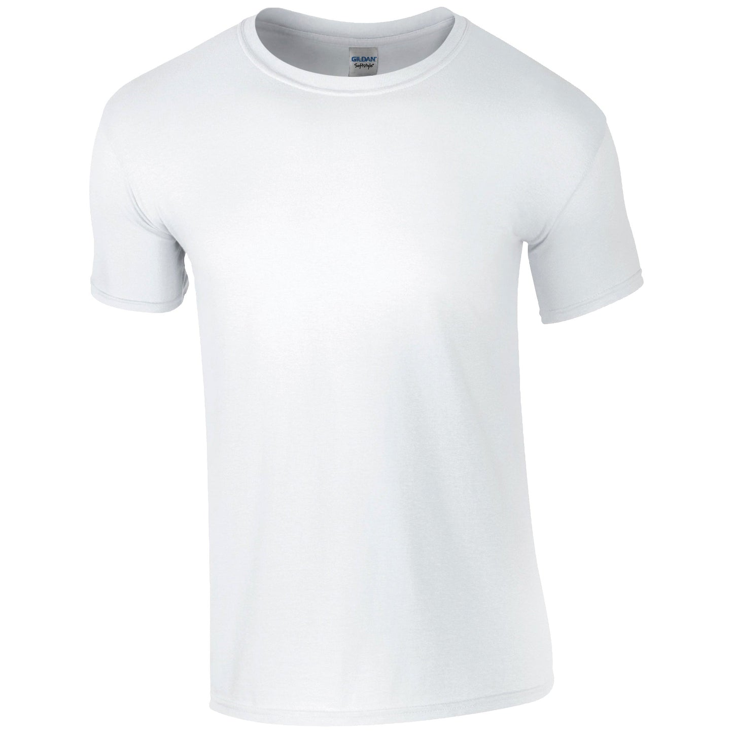 Gildan Softstyle Adult Ringspun T-Shirt White Lightweight Euro Fit 100% Cotton