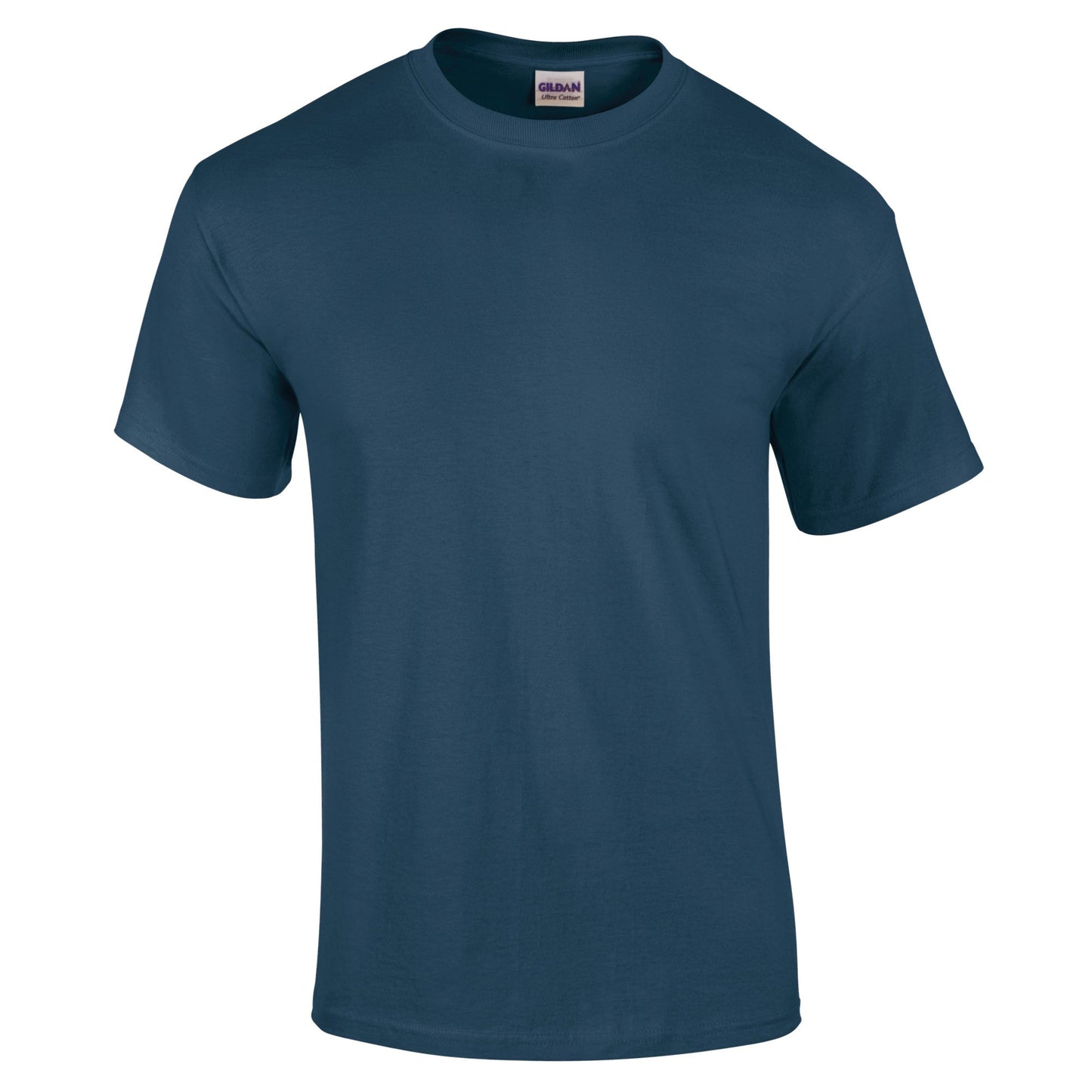 Gildan Ultra Cotton Adult T-Shirt Blue Dusk 100% Cotton Classic Fit Heavyweight
