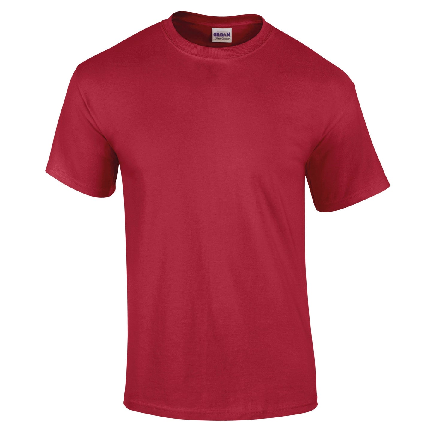 Gildan Ultra Cotton Adult T-Shirt Cardinal Red 100% Cotton Classic Fit