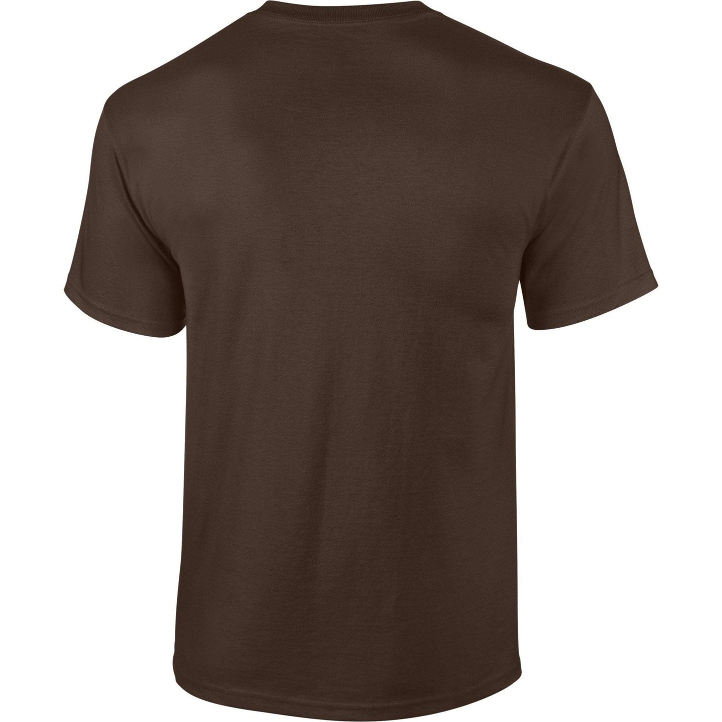 Gildan Ultra Cotton Adult T-Shirt Dark Chocolate 100% Cotton Classic Fit