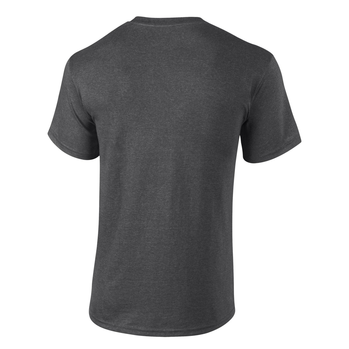 Gildan Ultra Cotton Adult T-Shirt Dark Heather 100% Cotton Classic Fit