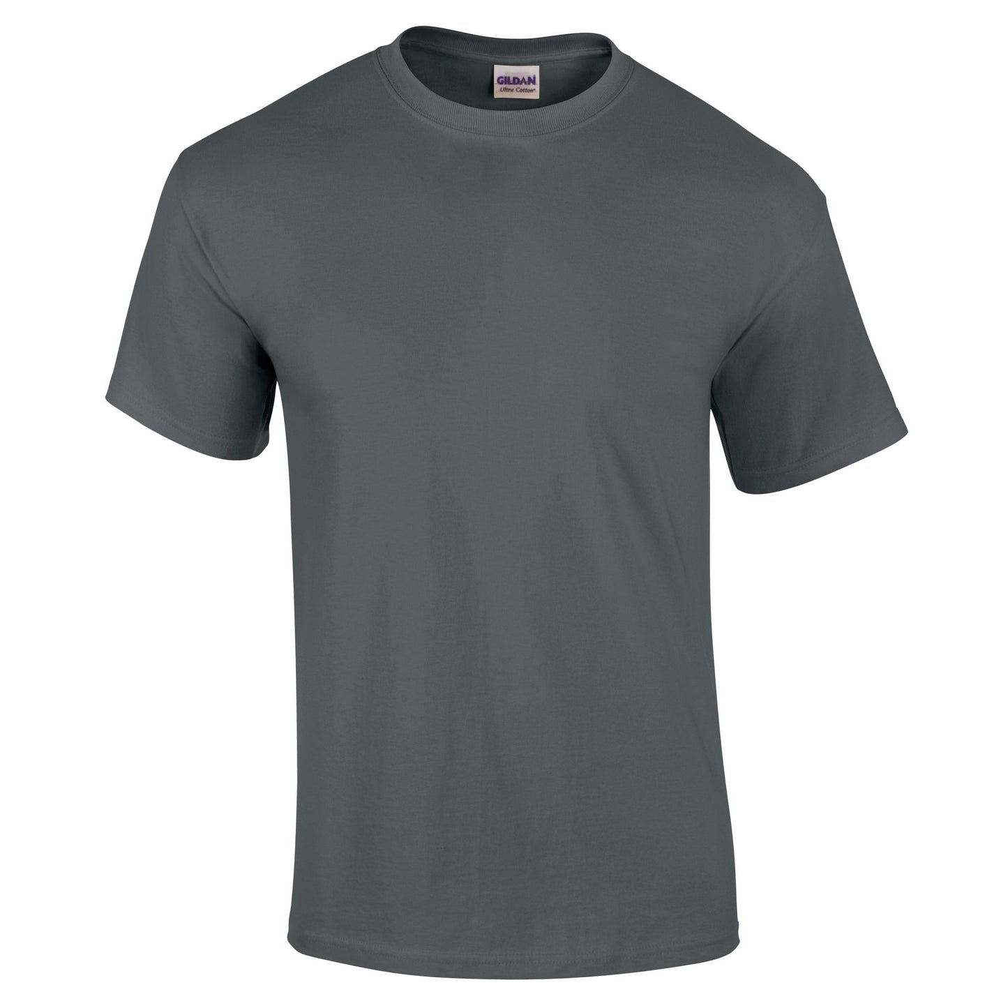 Gildan Ultra Cotton Adult T-Shirt Dark Heather 100% Cotton Classic Fit
