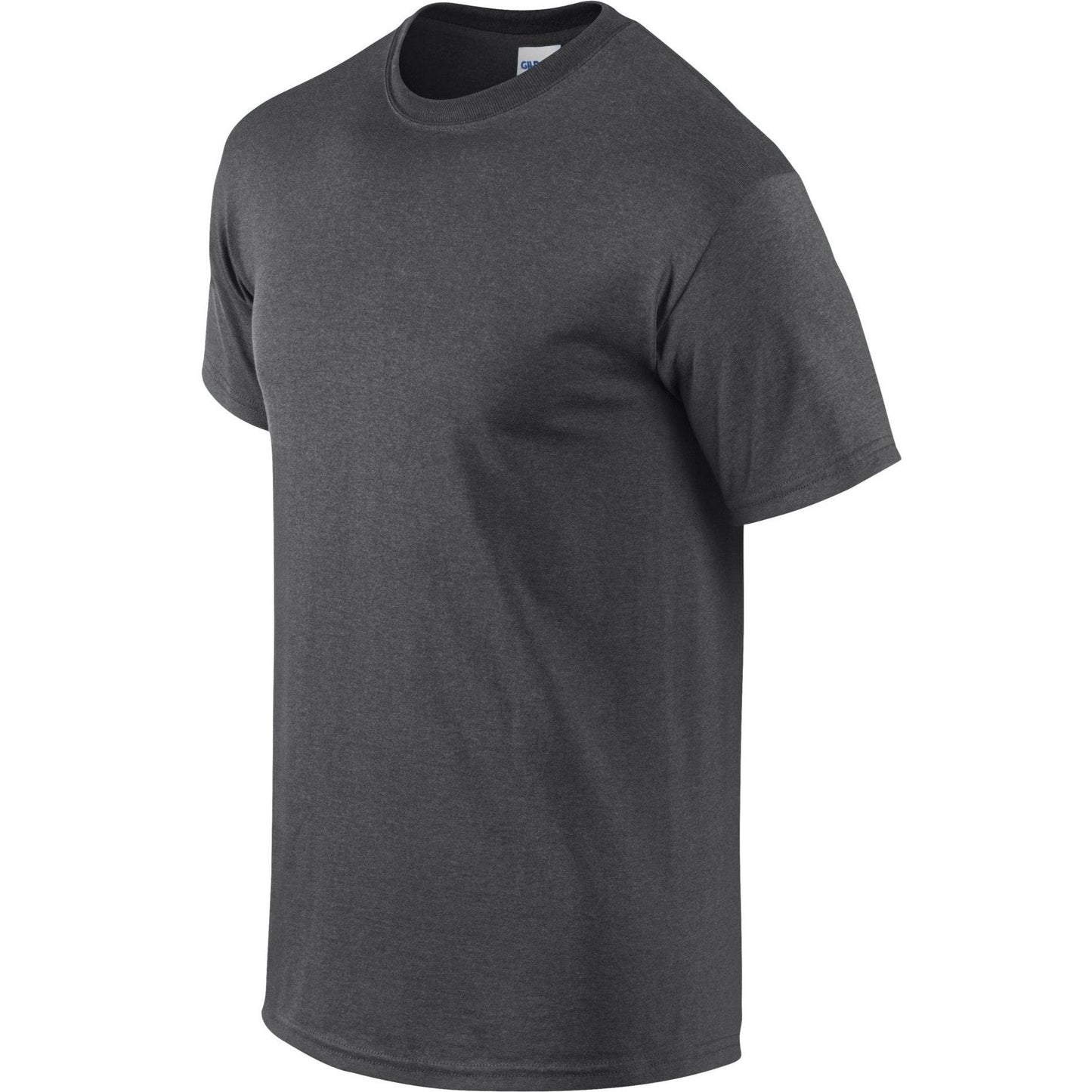 Gildan Ultra Cotton Adult T-Shirt Dark Heather 100% Cotton Classic Fit
