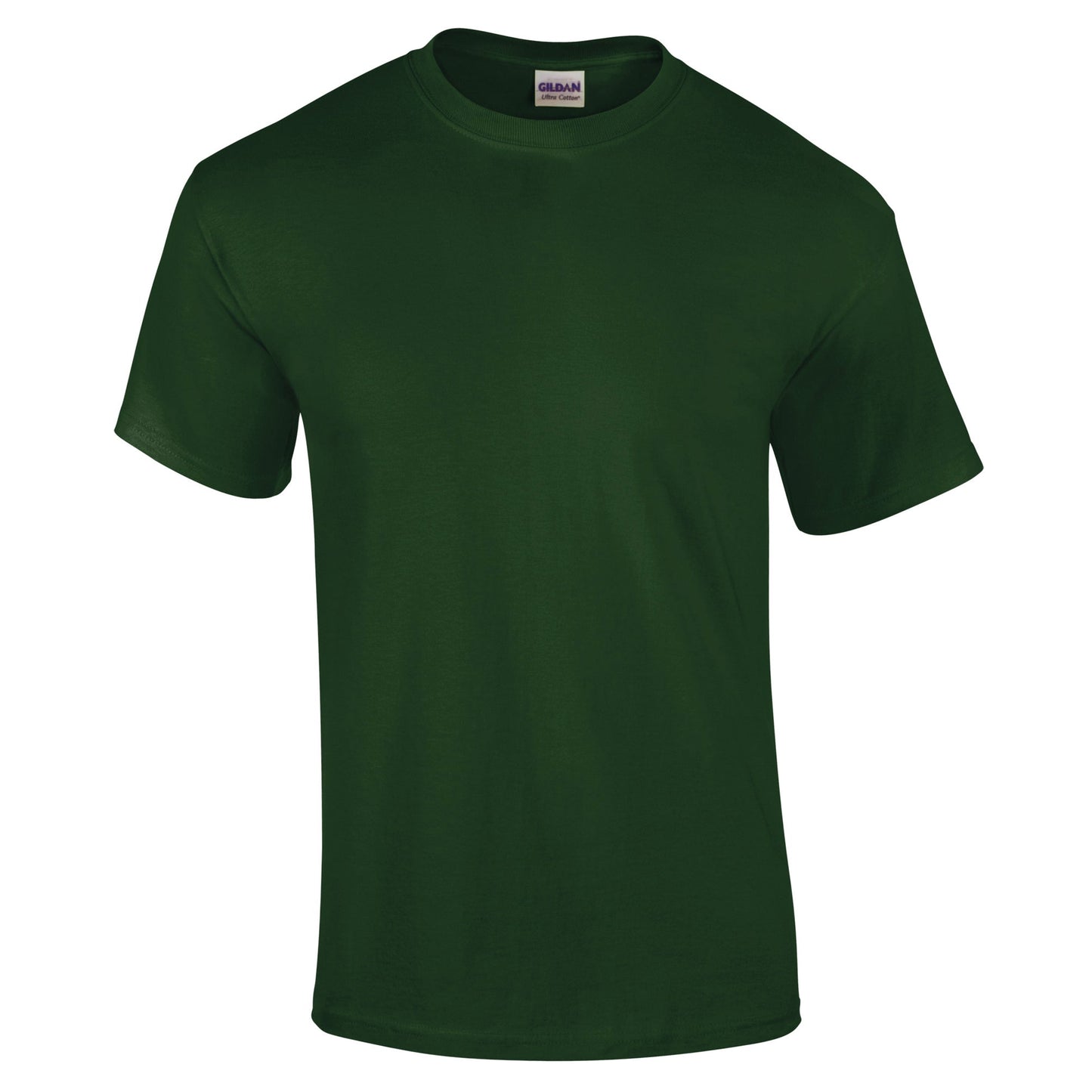 Gildan Ultra Cotton Adult T-Shirt Forest Green 100% Cotton Classic Fit